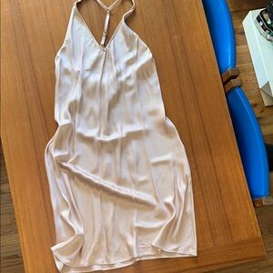 Soma 100% Silk, Rosy Taupe Chemise, size M